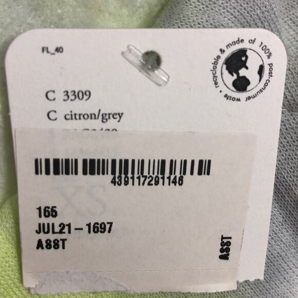 Free People Kelly Washed Green Yellow Tie Dye Lounge Short XS NWT - Picture 6 of 8